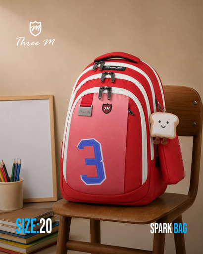 [31529] 3M school bag red 20 inches 8127