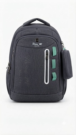 [31542] 3M school bag dark gray 19 inches 7496