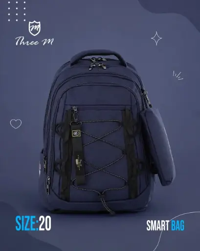 [31557] 3M school bag dark blue 20 inches 8288