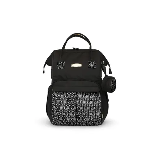 [31570] petit baby vea diaper bag black*wihte 