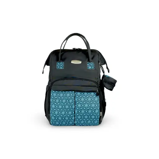 [31571] petit baby vea diaper bag black*blue