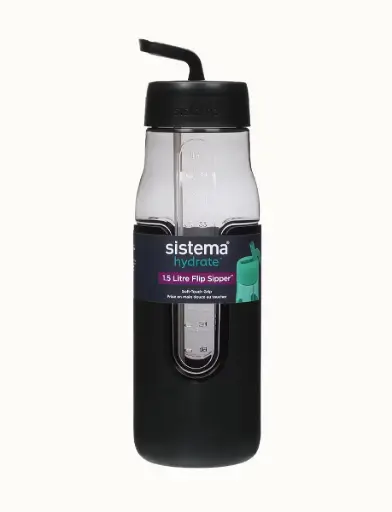 [30479] SISTEMA 1.5Litre FLIP SIPPER BOTTLE 