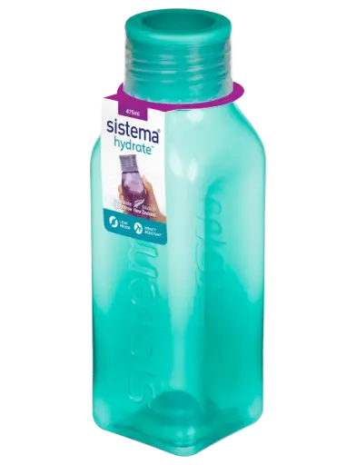 [30487] SISTEMA 475ml Square Bottle 