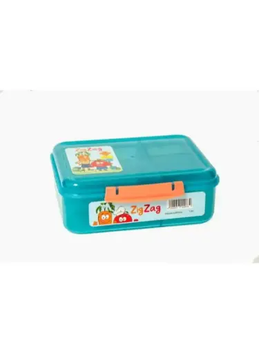 [30495] ZigZag Light Blue LUNCH BOX 1.65 Liters