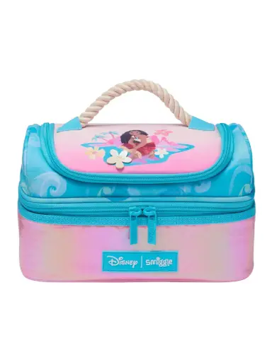 [31674] MOANA Smiggle 2-Zip Lunchbox 5375