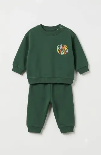 Good vibes embroidery clothing set 40/011 