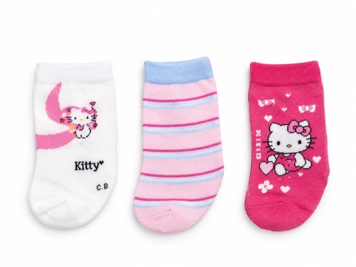 Girls Patterned Crew Socks