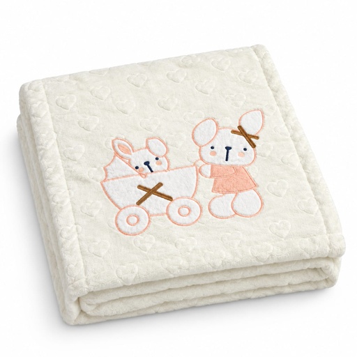 [32505] SMURFS DUCK  BLANKET 1011