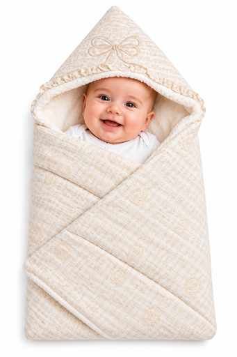 [33185] Full Moon blanket fur flower 30090