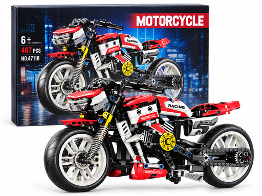 [33296] Lego Motorcycle Puzzle 467pcs 47110