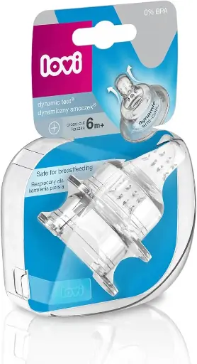 [1916] (+wide neck silicone teat lovi -cross cut (6m 18/723