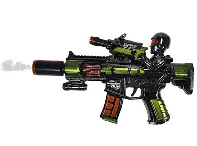 [3730] 442-10 636 Army character on Gun