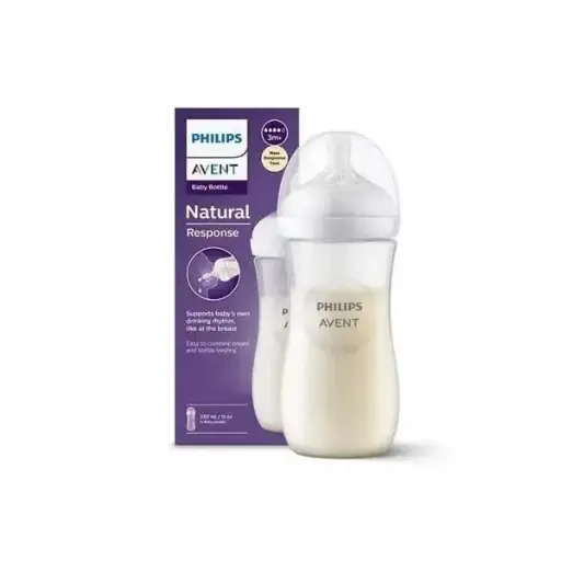 [10535] Philips Avent Natural Response Bottle 3m+ 330ml 1Pack 906/01 