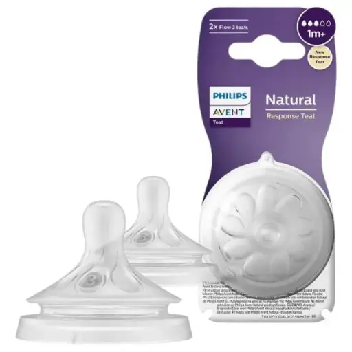 [2356] Philips Avent Natural Response Nipple 1M+ 2Pack 963/02