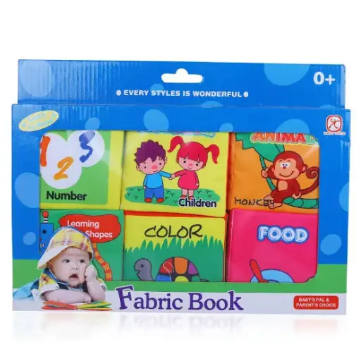 [11563] soft book for baby 6in1 A01-392 LT2951 