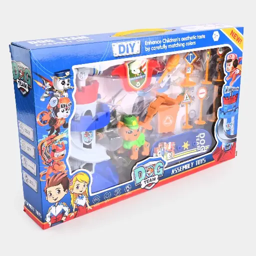[3594] A34-063 Paw patrol DIY Assembly Character Toy