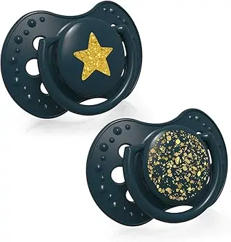 [2014] Dynamic silicone pacifier Stardust - 3-6 m, 2 pcs 22/893