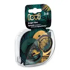 [2022] LOVI Silicone Dynamic Soother 3-6m 2 pcs Jungle Vibes 22/902