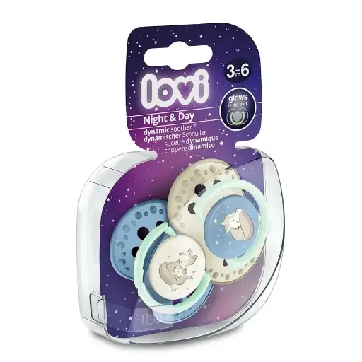 [2028] LOVI Silicone Dynamic Soother 3-6m 2pcs 22/914 