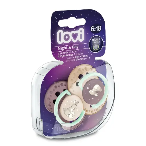 [10439] LOVI Silicone Dynamic Soother 6-18m 2 pcs 22/930