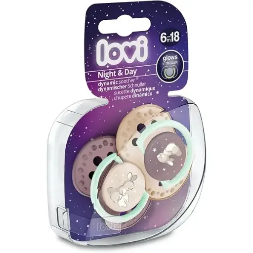 [2029] LOVI Silicone Dynamic Soother 6-18m 2pcs 22/915