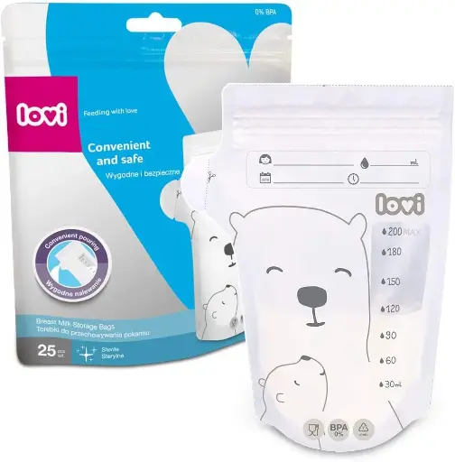[11121] Lovi breast milk storage bags 25 pcs 12/208