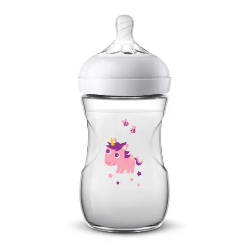 [2359] Philips Avent Natural Bottle 260ml  unicorn 1M+ 070/25 