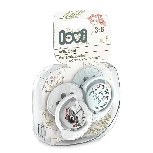 [2005] Notch Wild Soul girl 3-6 months 2 pcs dynamic pacifier 22/883 