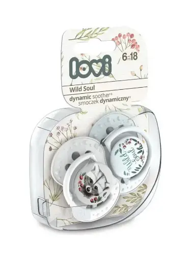 [10431] Notch Wild Soul girl 6-18 months 2 pcs dynamic pacifier 22/884