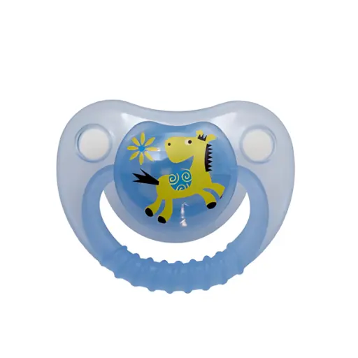 [10215] SAFARI Silicone cherry soother with cap - 6m+ S101