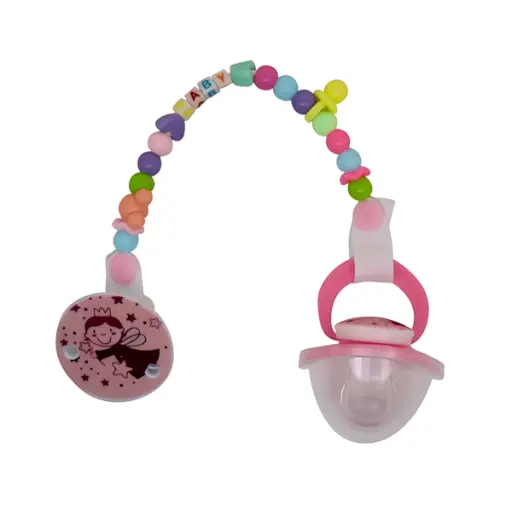 [2116] SAFARI Silicone orthodontic soother with cap and soother holder 0-6m S120 