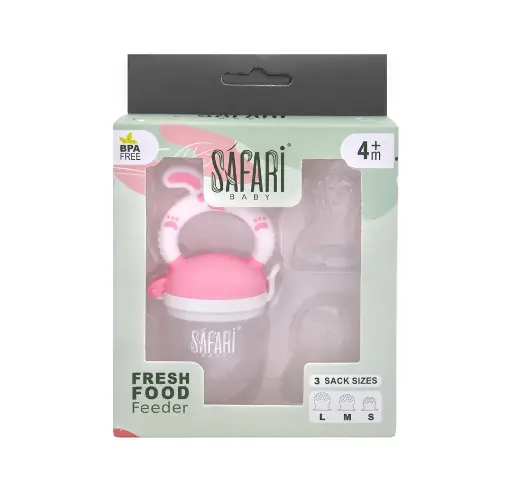 [10227] SAFARI silicone fruit feeder with 3 spare sizes s-m-l S562  