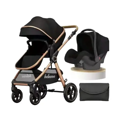 [2860] belecoo X1D stroller + carseat