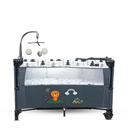 [11704] Burbay DM201 Travel Cot Bed Foldable Multi-Function with Changing Table