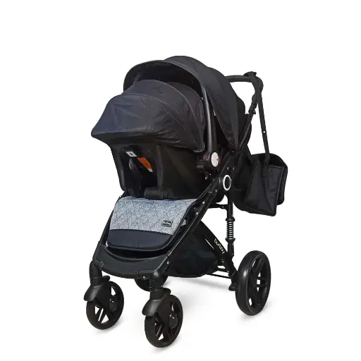 [10576] Burbay DM21 Travel System Baby Stroller with Stage 1 Infant Car Seat