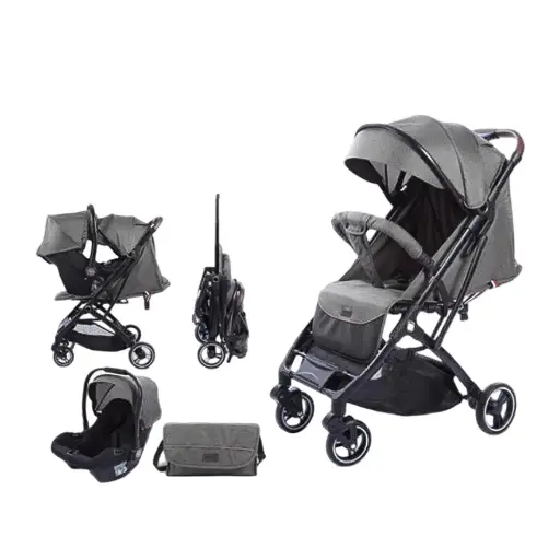 [11702]  Baby Stroller Burbay DM67 + Car Seat