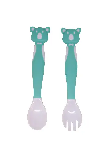 [10202] SAFARI Flexible plastic spoon & fork s720 