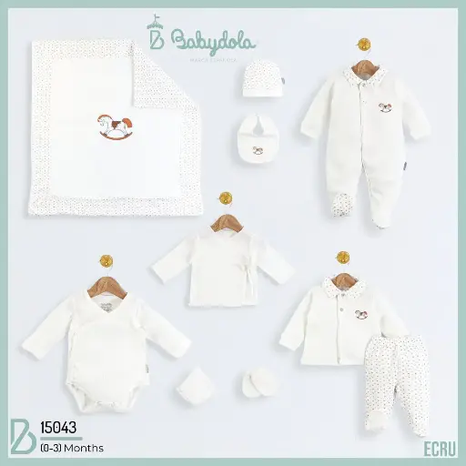 [2827] baby dola set of 10 white