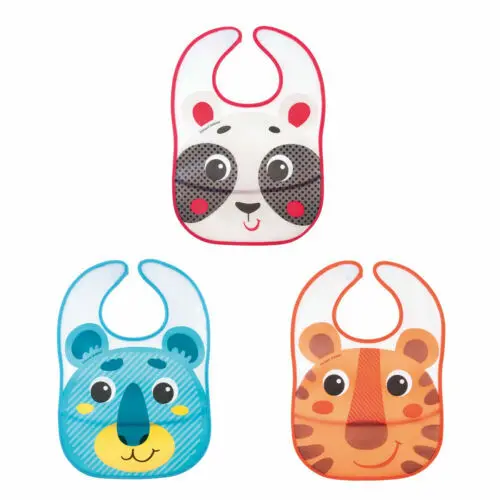 [11107] مريلة كانبول بيبيز مقاومة للماء بجيب مرحباً صغيري بيج 9/232