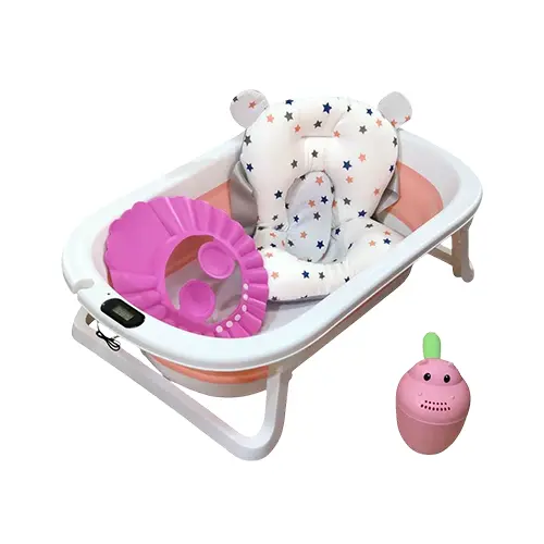 [1157] bathtub silicone set with thermometer 