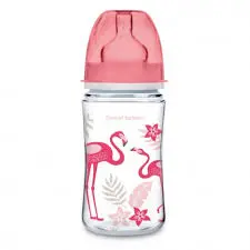 [11041] Canpol babies EasyStart Anti-colic Wide Neck Bottle 240ml PP JUNGLE 35/227