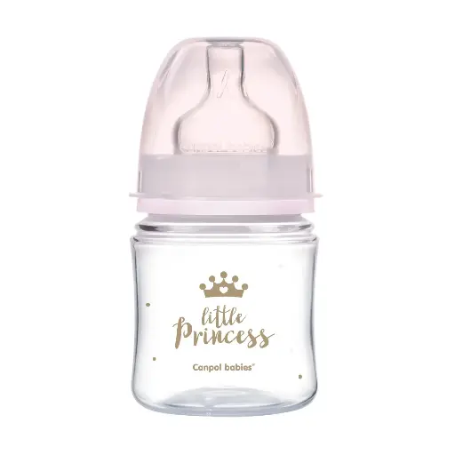 [1766] Canpol babies EasyStart Anti-colic Wide Neck Bottle 120ml PP ROYAL BABY 35/233