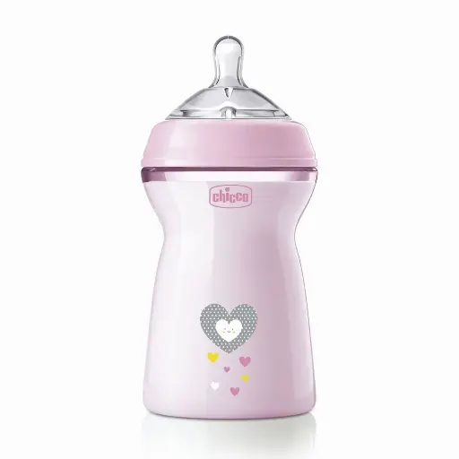 [11333] CHICCO FEEDING BOTTLE NF PP 6M+ 330ML  3749+3756