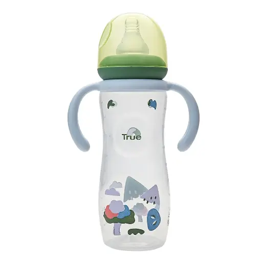 [11936] True Gold Standard bottle with handles 150ml with silicon teat 0m+ 4815