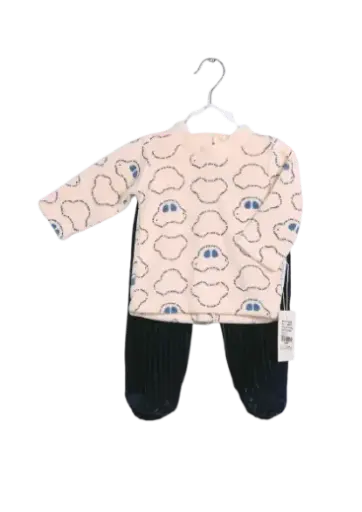 [11284] Pajamas Embroidered velvet for newborns 40978