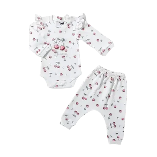 [10875] full moon Baby pajamas 2 pcs 17429