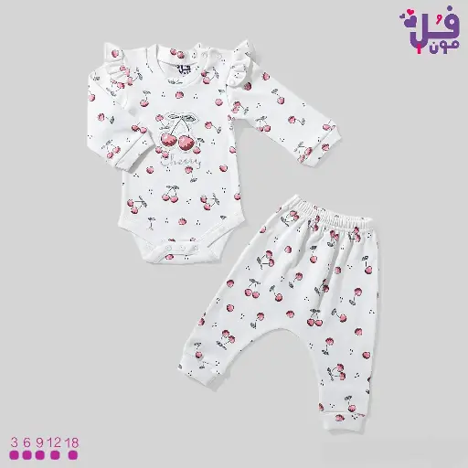 [2991] full moon Baby pajamas 2 pcs 17429