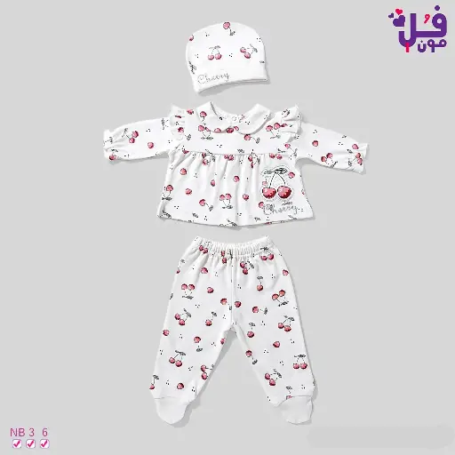 [2993] full moon Baby pajamas 3 pcs 17430