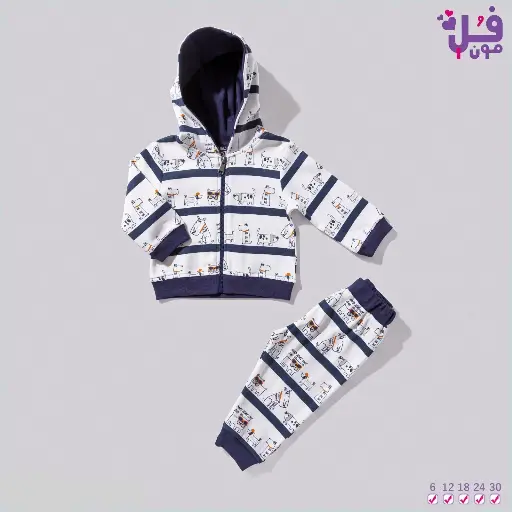 [3005] full moon Baby pajamas 2 pcs 17387