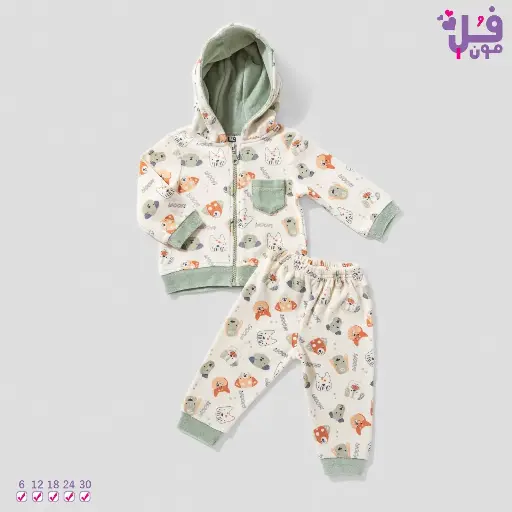 [3012] full moon Baby pajama 2pcs 17405 